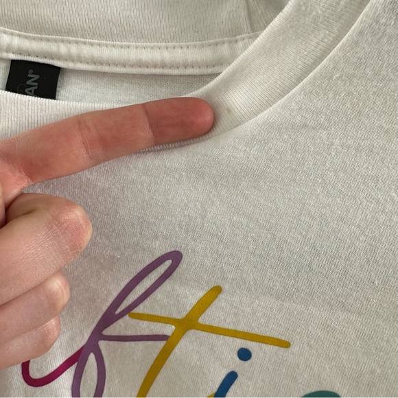 Swiftie Taylor Script Colorblock T-shirt - Picture 3 of 5